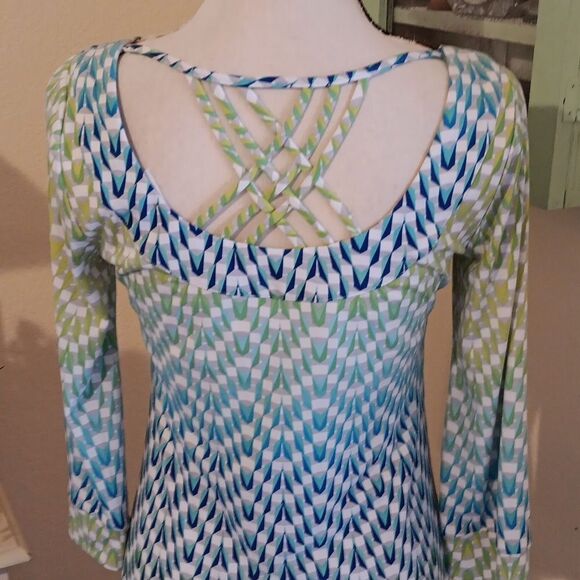 Jessica Simpson Soft Knit Dress. Geometric,  Soft Knit, Soft Girl - Picture 6 of 11